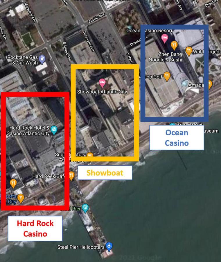Beachfront Double Queen - Cozysuites アトランティックシティー エクステリア 写真