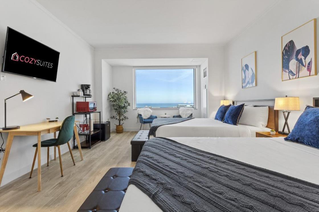 Beachfront Double Queen - Cozysuites アトランティックシティー エクステリア 写真